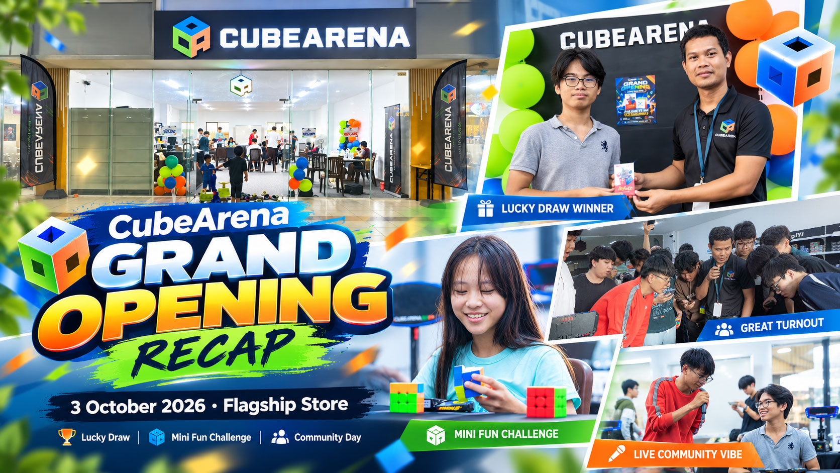 CubeArena Grand Opening 2026 — A New Chapter Begins