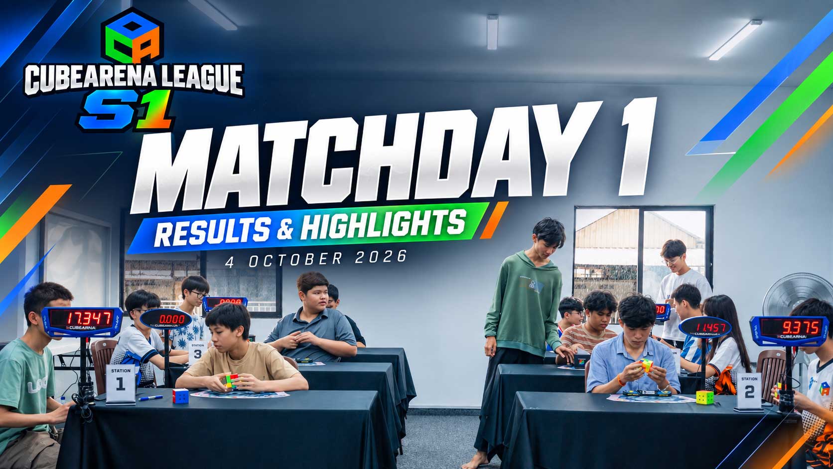 CubeArena League Season 1 — Matchday 1: The Arena Is Officially Open!