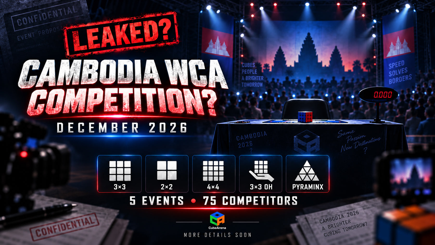 Leaked? Cambodia Championship 2026 Appears on the WCA Website