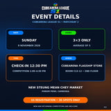 CubeArena League S1 — Matchday 2 Competitor Registration