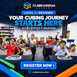 CubeArena Classes — ថ្នាក់រៀន 3×3 Beginner | កម្រិត 1