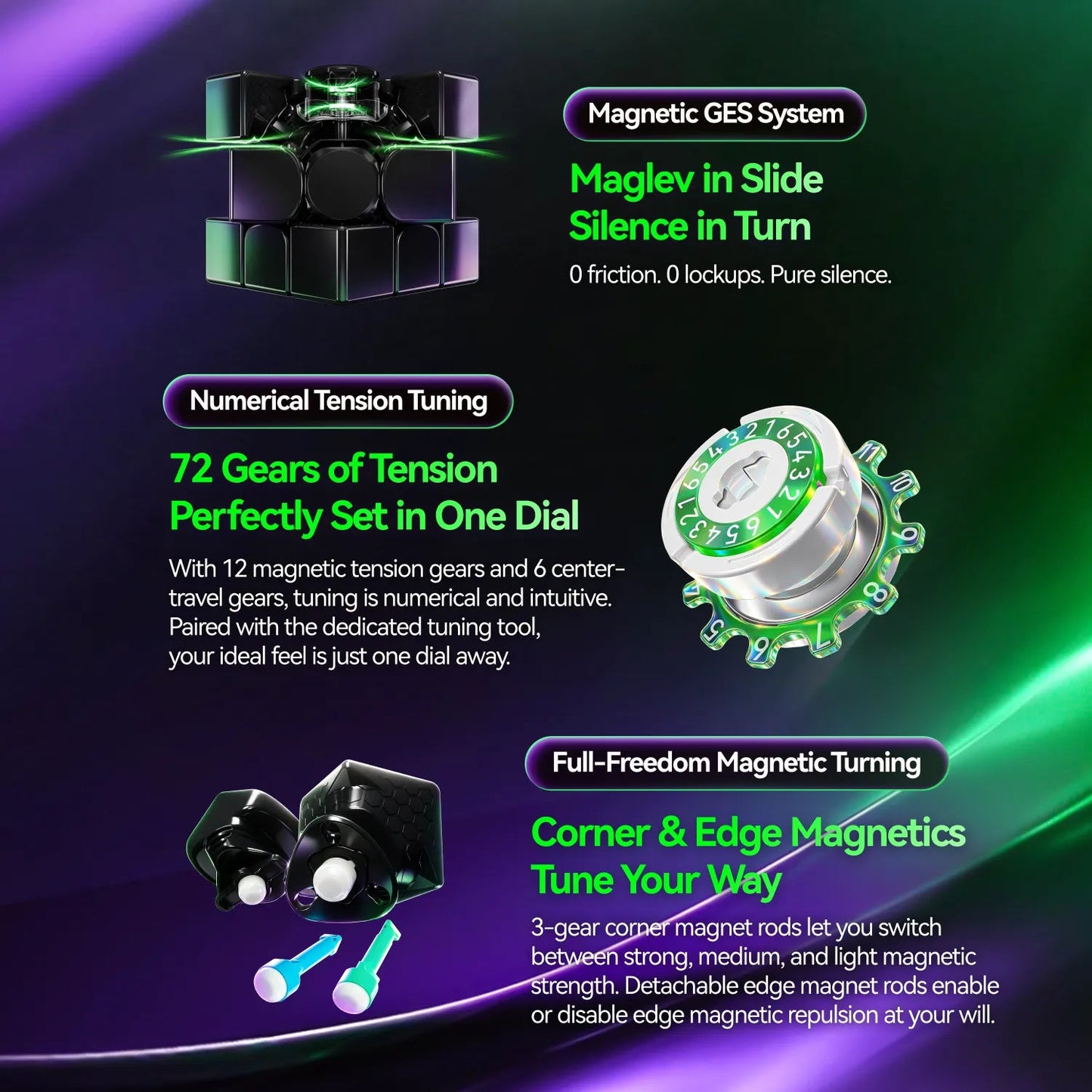 GAN 17 3x3 Magdrive