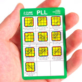 (1 Set 3 Cards) - Z-Cube CFOP Algorithm Card Set (PVC Plastic Edition) F2L PLL OLL
