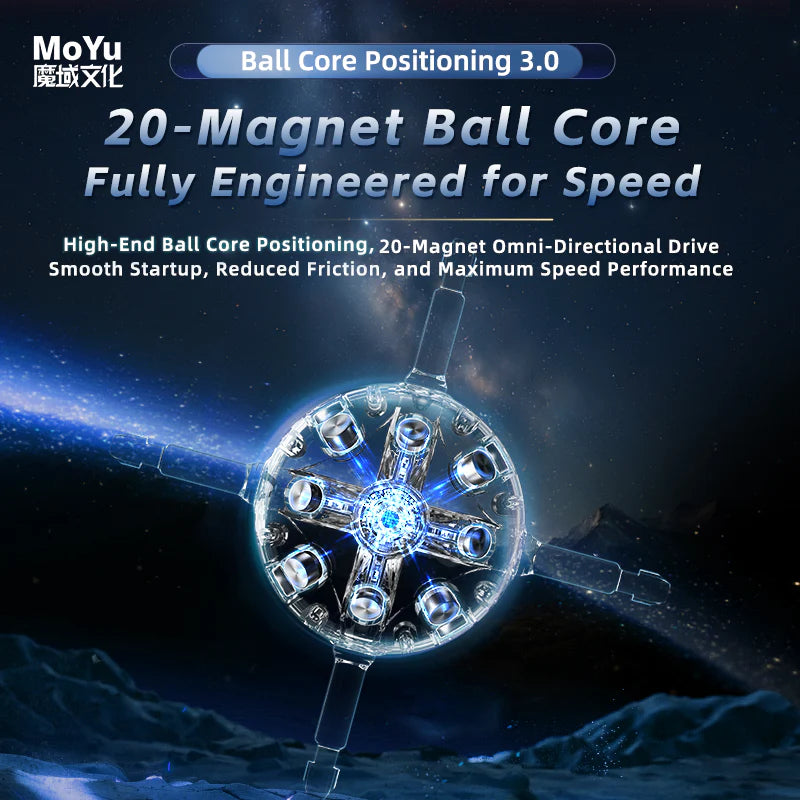 MoYu WeiLong V11 3x3 (20-Magnet Ball-Core + MagLev + UV)