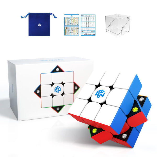 GAN 356 M Magnetic SpeedCube Stickerless 2020 GES+