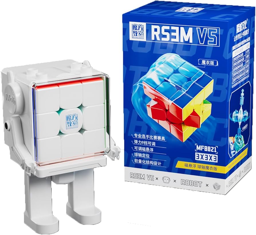 MoYu RS3M V5 3x3 Maglev BalI-Core Magic Cloth Version+ Cube Robot