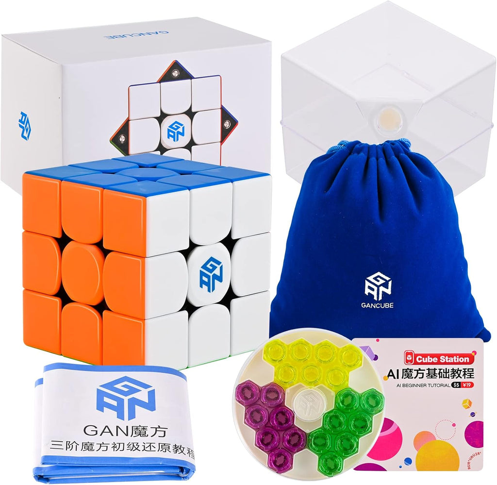 GAN 356 M Magnetic SpeedCube Stickerless 2020 GES+