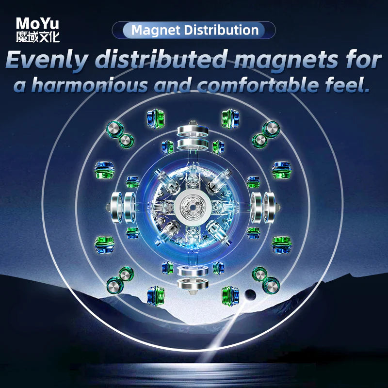 MoYu WeiLong V11 3x3 (20-Magnet Ball-Core + MagLev + UV)
