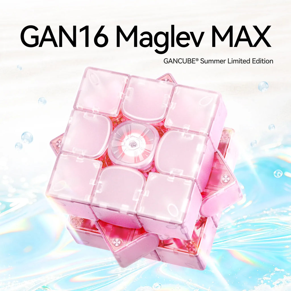 GAN 16 3x3 Max Aqualis (Magnetic, MagLev, Core Magnets, UV Coated) - Limited Edition