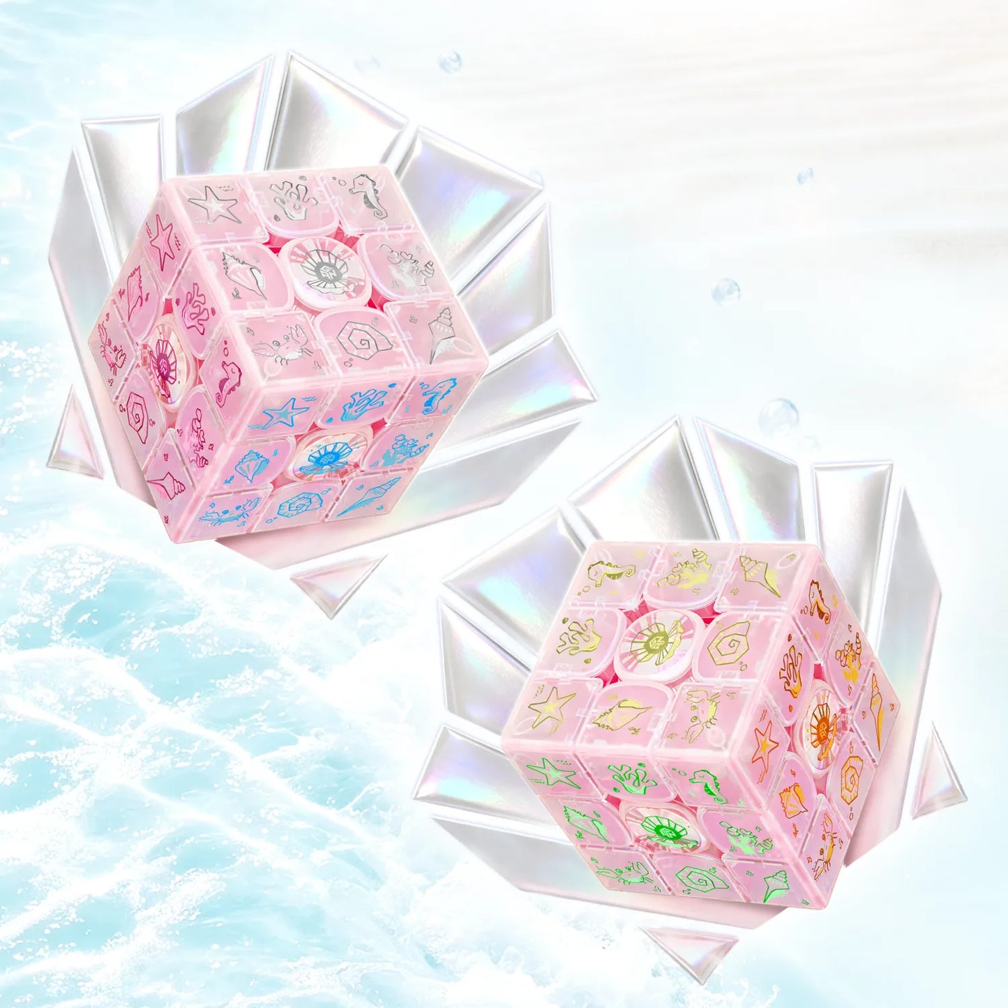 GAN 16 3x3 Max Aqualis (Magnetic, MagLev, Core Magnets, UV Coated) - Limited Edition