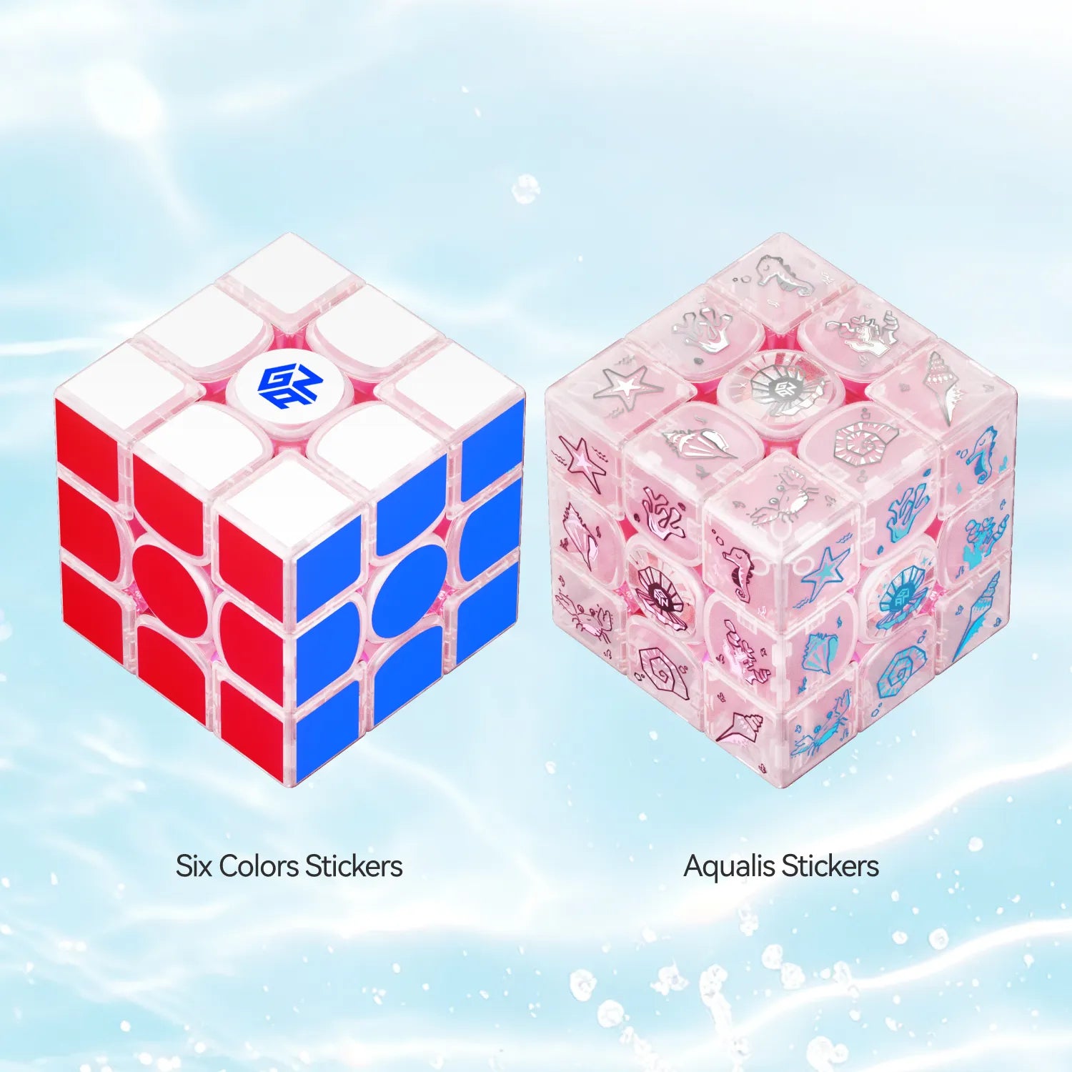 GAN 16 3x3 Max Aqualis (Magnetic, MagLev, Core Magnets, UV Coated) - Limited Edition