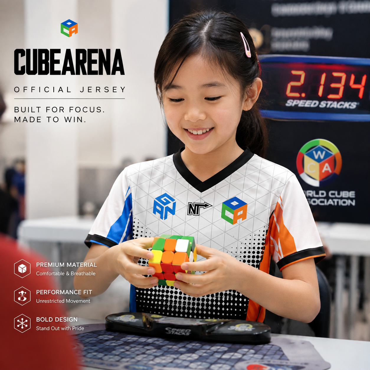 CubeArena Official Speedcubing Jersey 2026