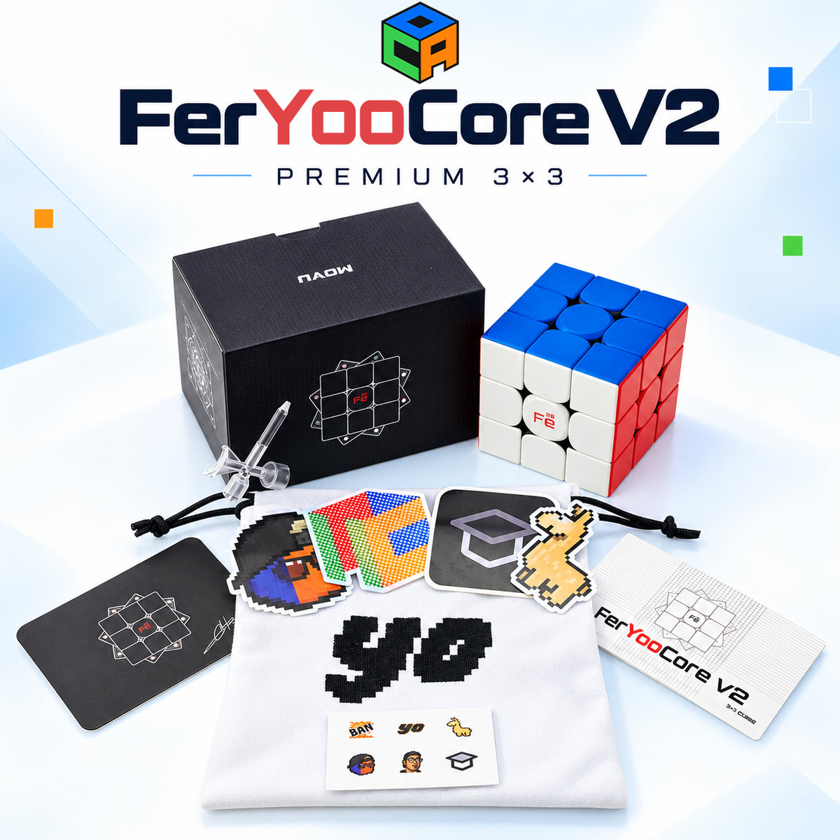 The FerYooCore V2 3x3 - Customize by TheCubicle x CubeHead
