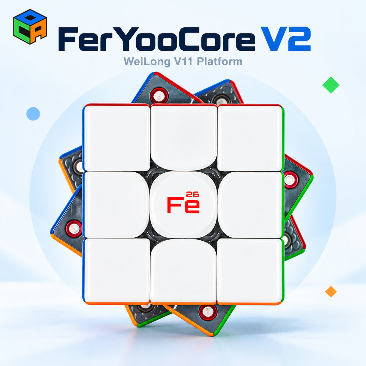 The FerYooCore V2 3x3 - Customize by TheCubicle x CubeHead