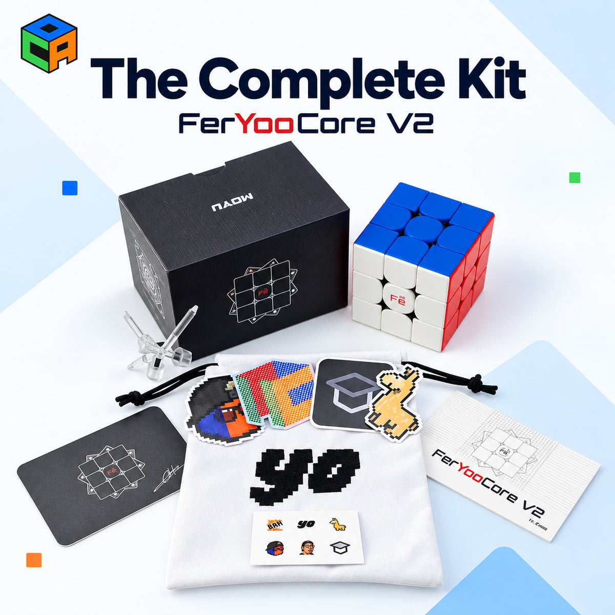 The FerYooCore V2 3x3 - Customize by TheCubicle x CubeHead