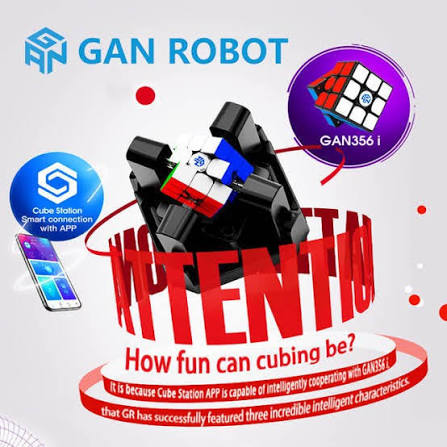 GAN Cube Robot Auto Scramble and Solving -V2 Claw