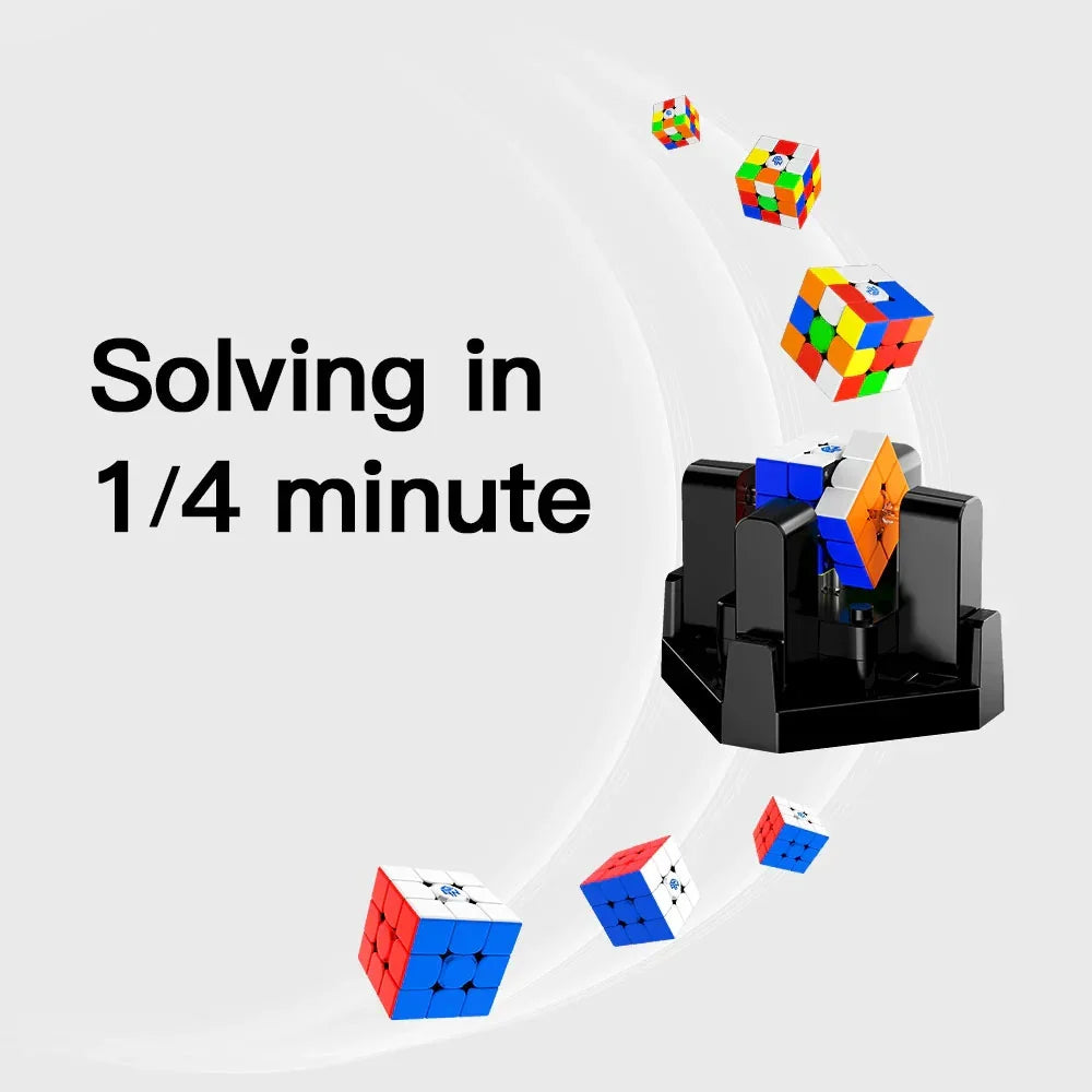 GAN Cube Robot Auto Scramble and Solving -V2 Claw
