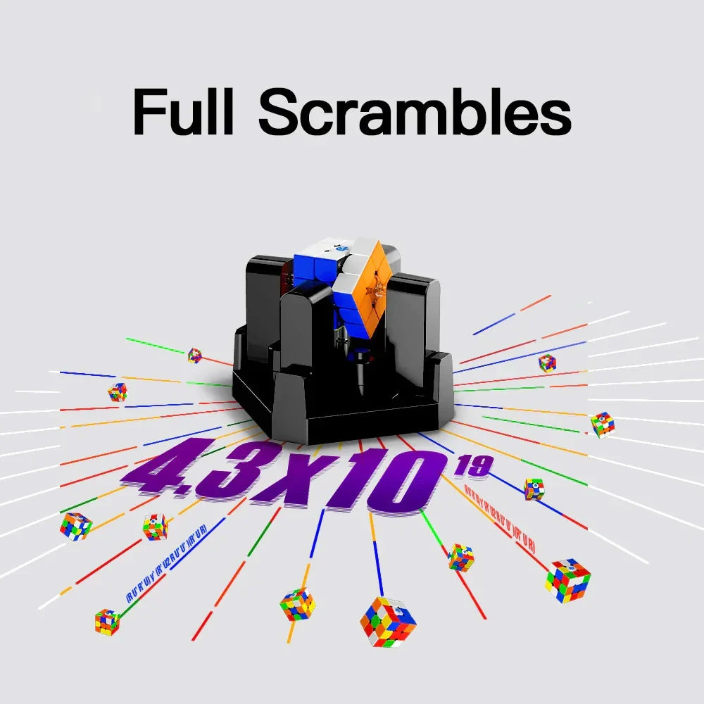 GAN Cube Robot Auto Scramble and Solving -V2 Claw