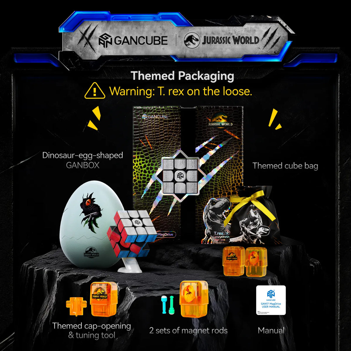 GAN17 MagDrive Jurassic World Edition