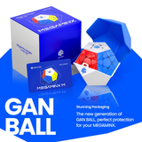 Gan Megaminx V2 Maglev  Black face UV