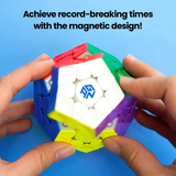 Gan Megaminx V2 Maglev  Black face UV