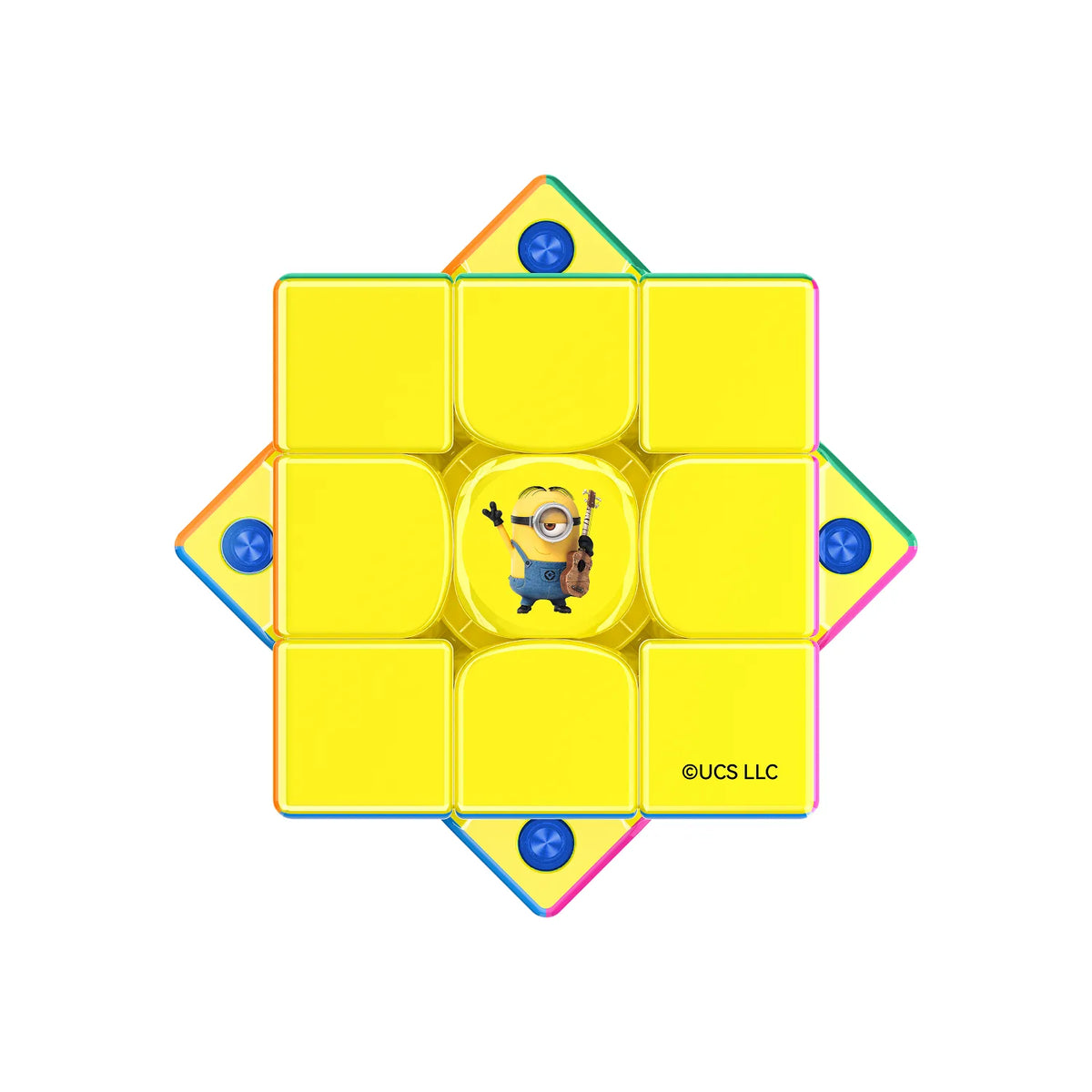GAN V100 3x3 (Magnetic, MagLev, Core Magnets, UV Coated) - Minions Edition