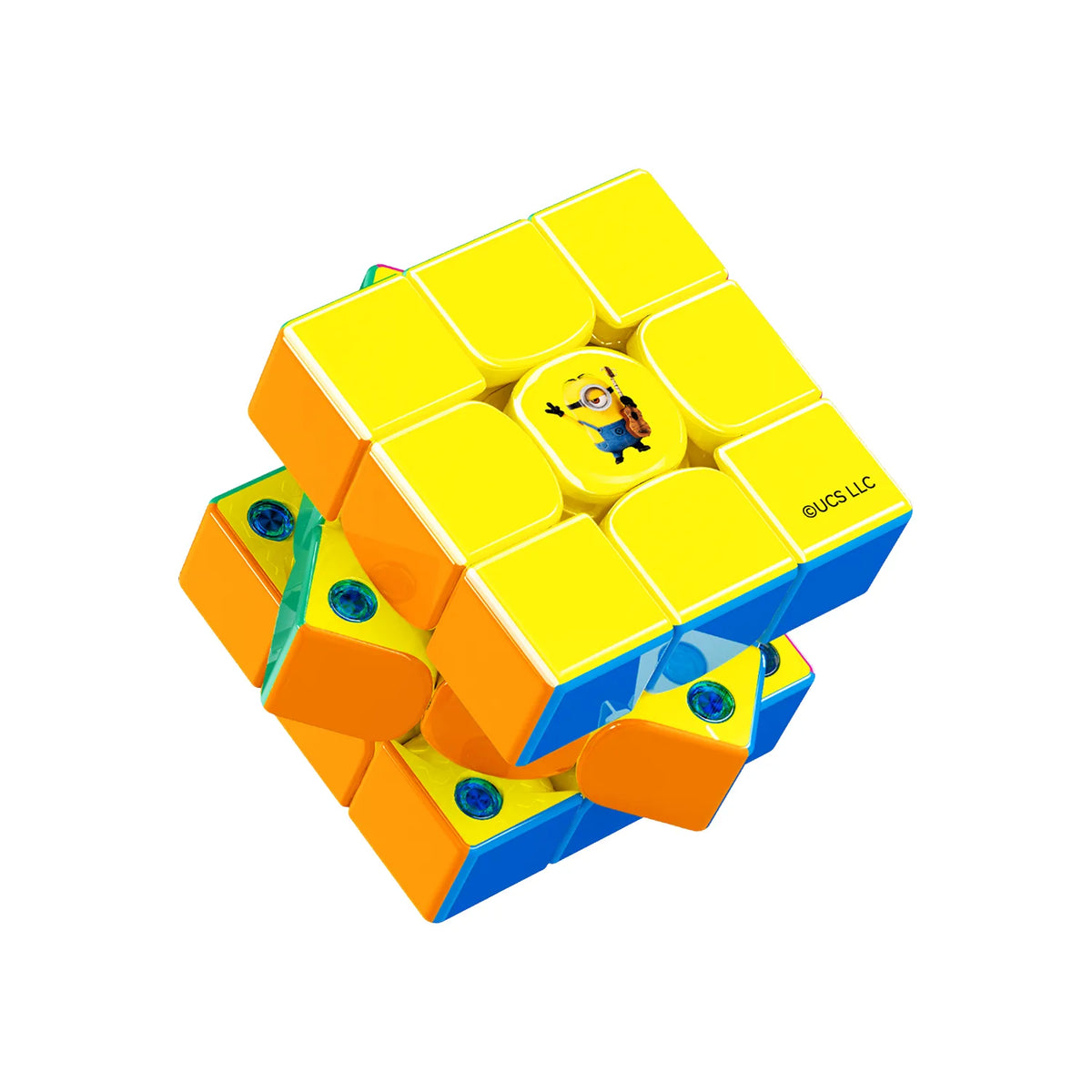 GAN V100 3x3 (Magnetic, MagLev, Core Magnets, UV Coated) - Minions Edition