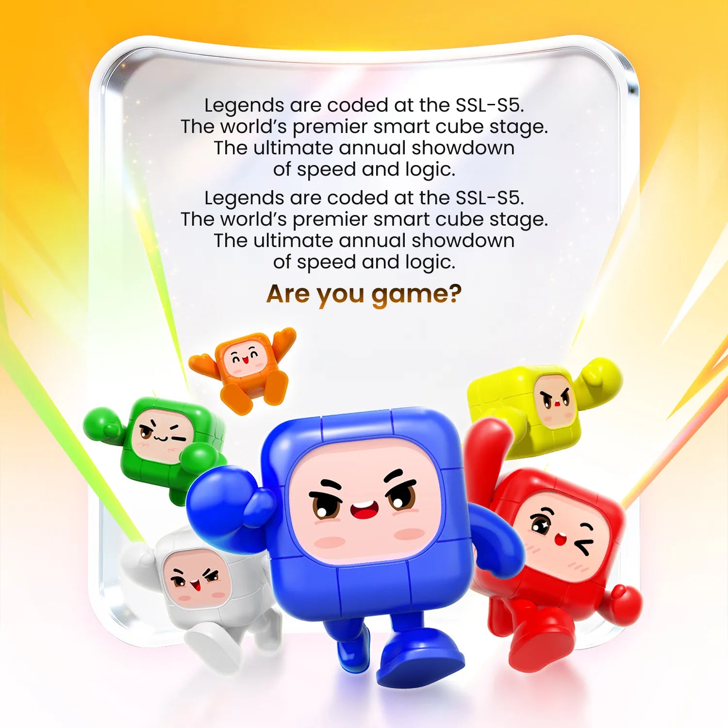 GAN i Carry 4 3x3 (Magnetic, UV Coated) - SSL Limited, Bluetooth Smart Cube