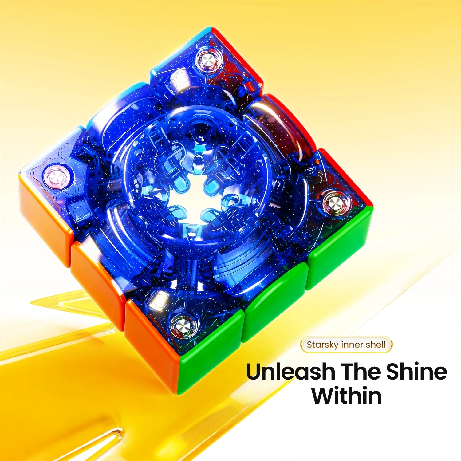 GAN i Carry 4 3x3 (Magnetic, UV Coated) - SSL Limited, Bluetooth Smart Cube
