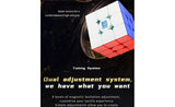 MoYu RS3M V5 3x3 Maglev BalI-Core Magic Cloth Version+ Cube Robot