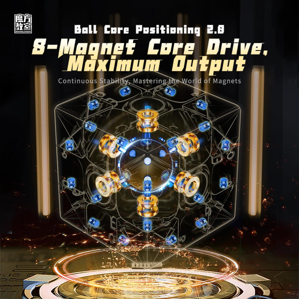 MoYu RS3 M 3x3 V5 (Magnetic, MagLev) + Robot Box