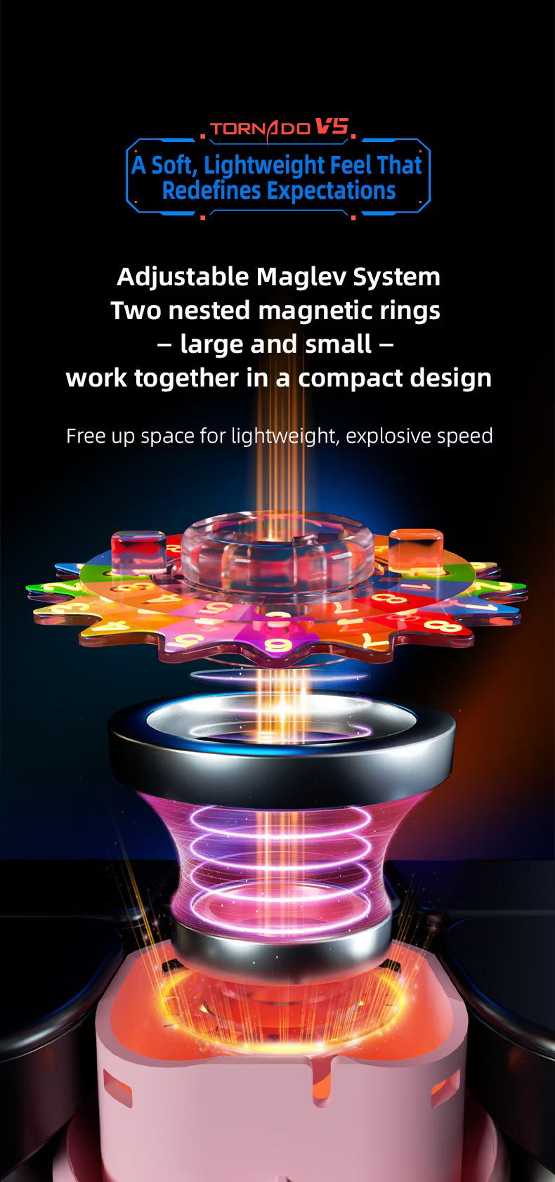 Picube & XMD Tornado V5 Pioneer UV 9th Anniversary Limited Edition 3x3