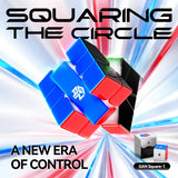 GAN Square-1 Black (Magnetic, MagLev, Core Magnets, UV Coated)