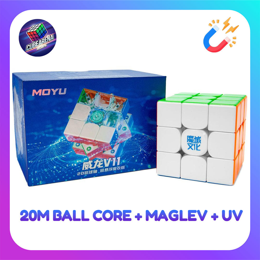 MoYu WeiLong V11 3x3 (20-Magnet Ball-Core + MagLev + UV)