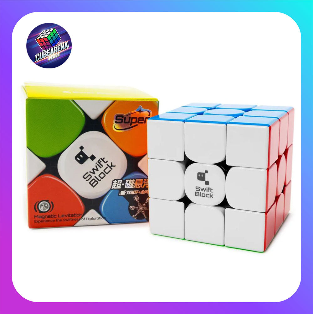 Swift Block Super 3x3 (Magnetic, MagLev, Core Magnets, UV Coated)