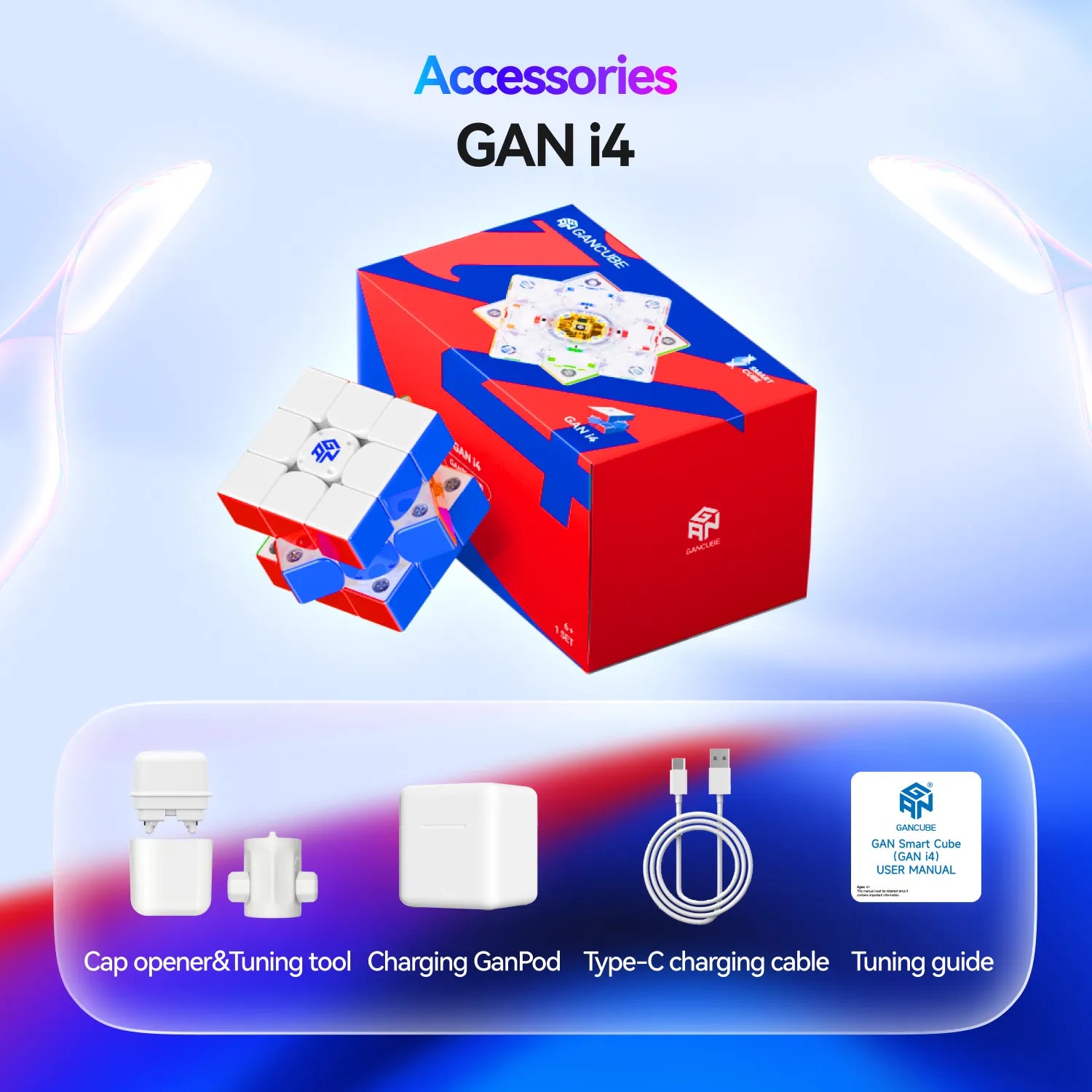 GAN i4 Maglev UV Smart Cube 3x3