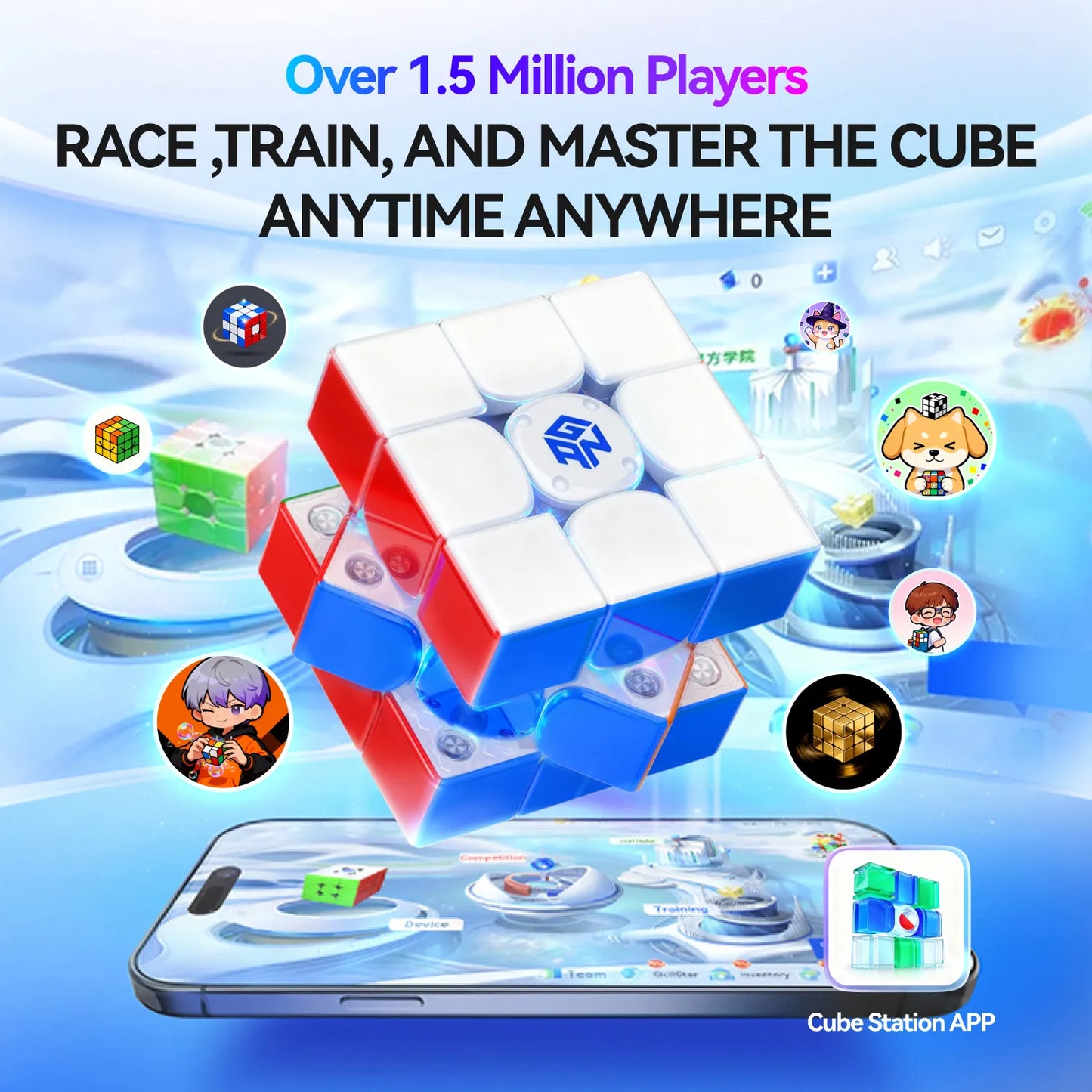 GAN i4 Maglev UV Smart Cube 3x3
