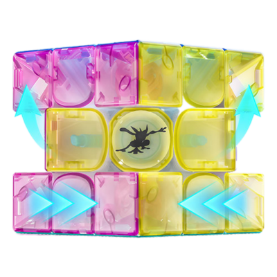 Pokémon Greninja x GAN 12 MagLev 3x3 Transparent Stickerless UV Coated