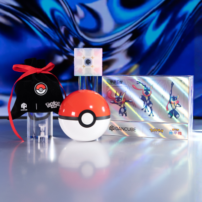 Pokémon Greninja x GAN 12 MagLev 3x3 Transparent Stickerless UV Coated