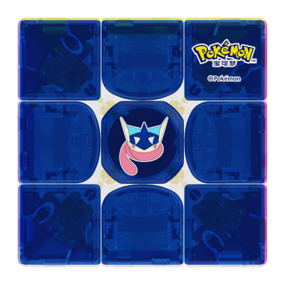 Pokémon Greninja x GAN 12 MagLev 3x3 Transparent Stickerless UV Coated