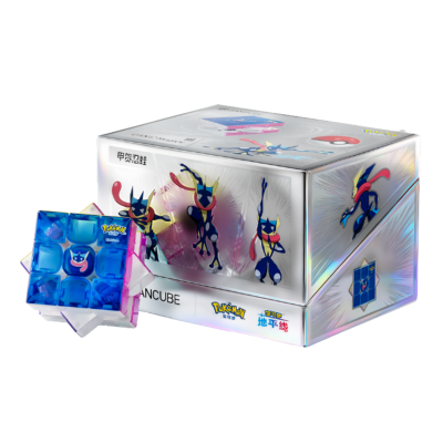 Pokémon Greninja x GAN 12 MagLev 3x3 Transparent Stickerless UV Coated