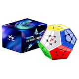 VIN Cube Azure Megaminx Nova (Magnetic, MagLev, Core Magnets, UV Coated)
